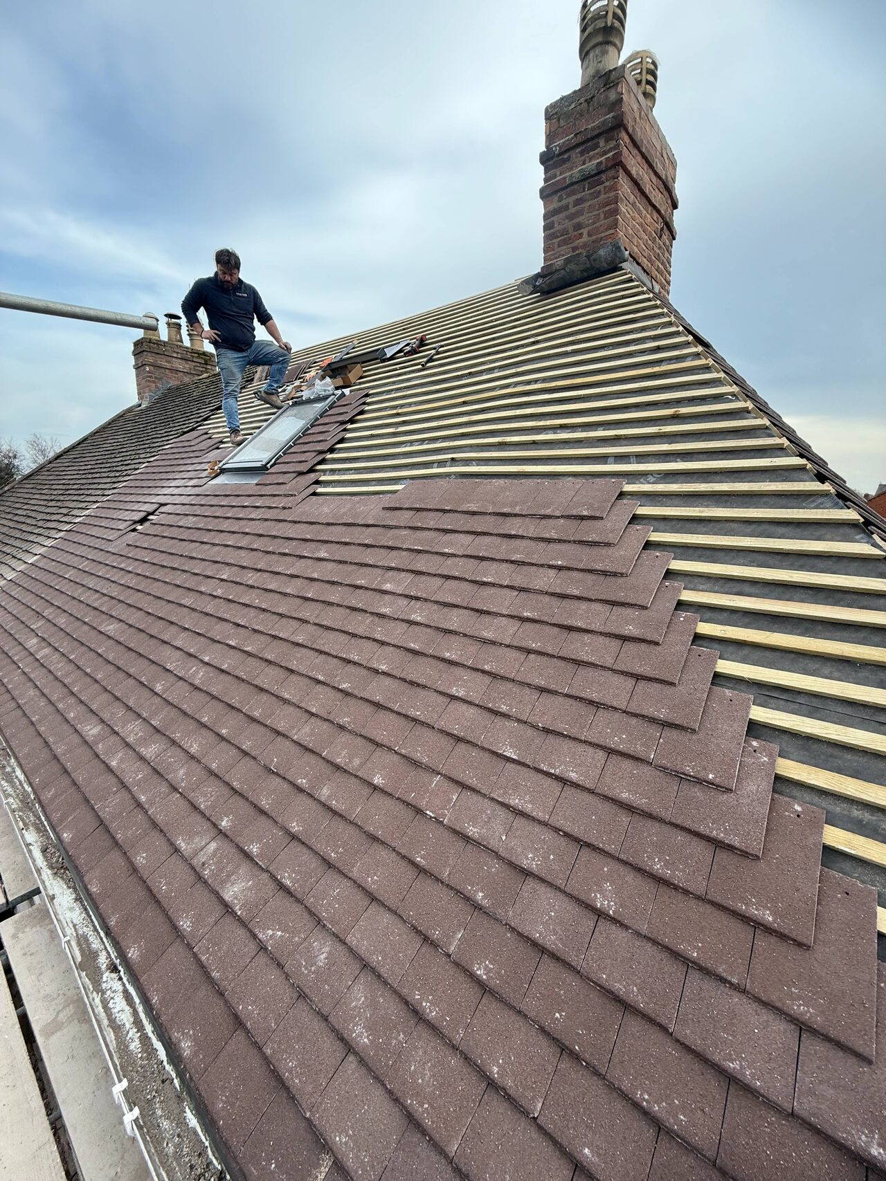 Roofing services in Bromsgrove B60 — full roof replacement project